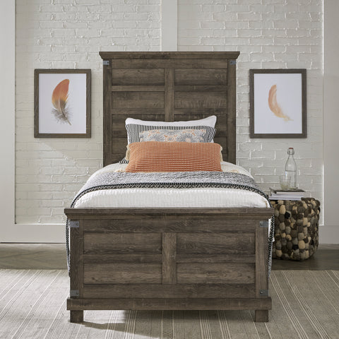 Lakeside Haven 903-BR-OTPB Opt Twin Panel Bed