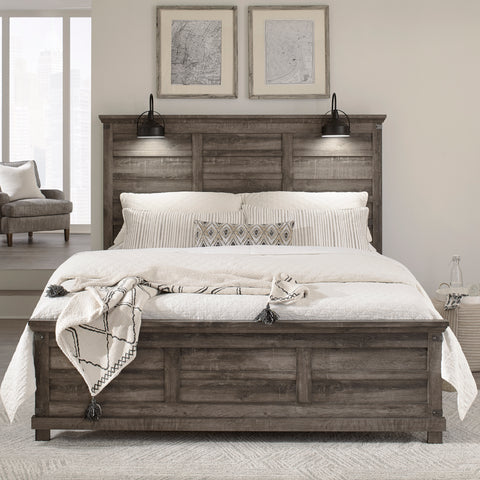 Lakeside Haven 903-BR-QPB Queen Panel Bed