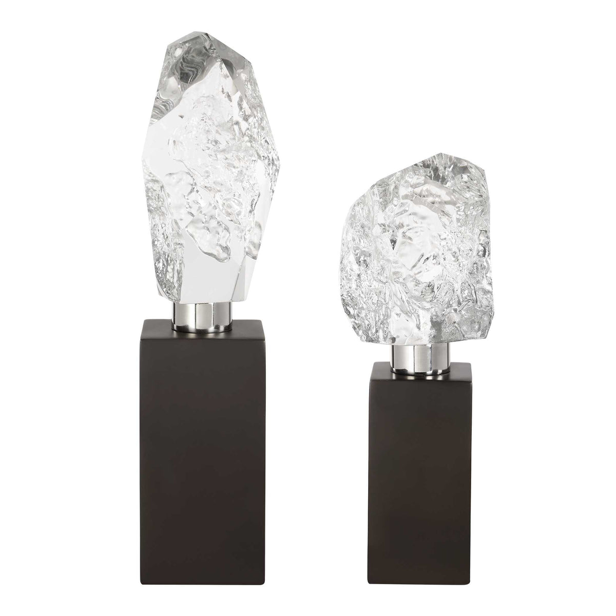 Uttermost Crystal Peak Sculptures Set/2 - Bayview Furniture