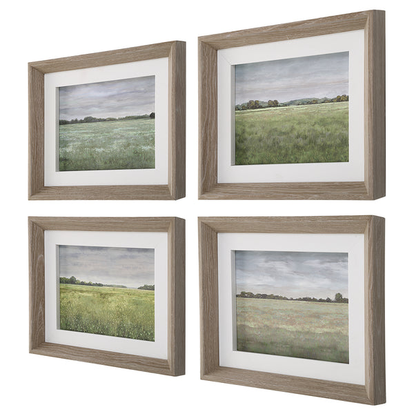 Uttermost Quiet Meadows Framed Prints, S/4