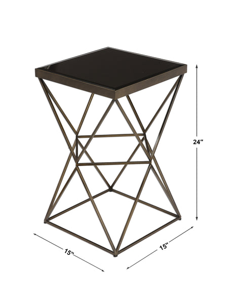 Uttermost Uberto Caged Frame Accent Table