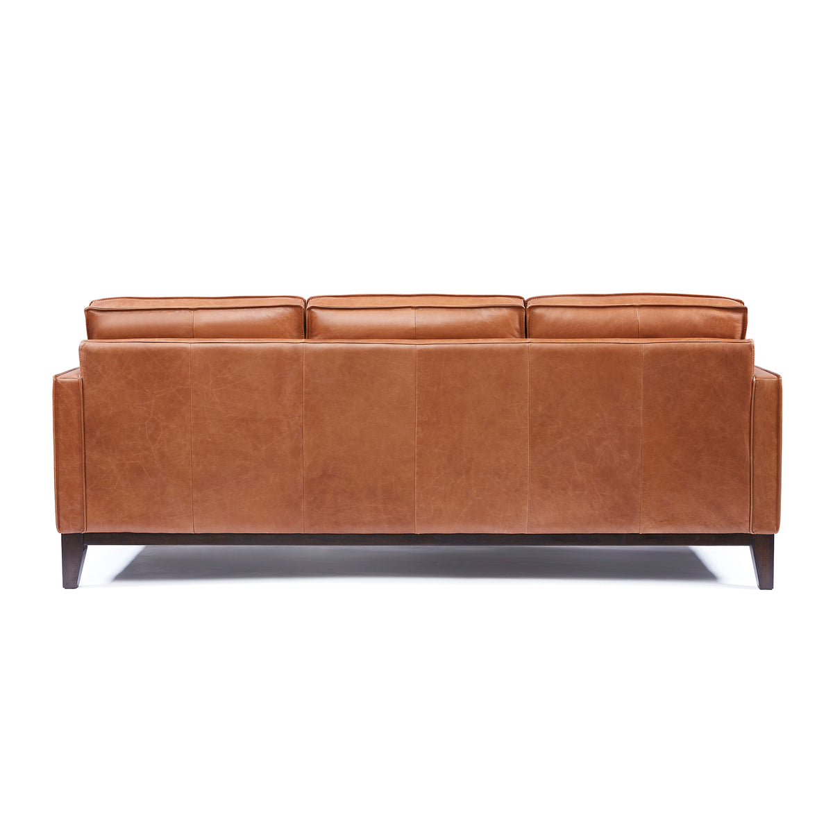 Wells Collection Sofa Chestnut leather Bayview Furniture