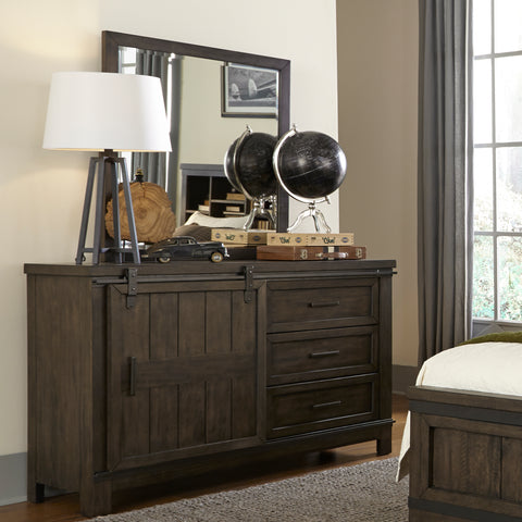 Liberty Furniture 759-YBR-DM Dresser & Mirror