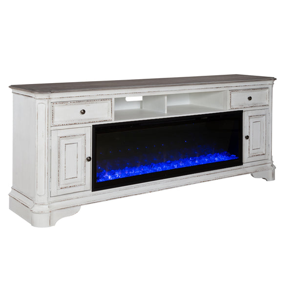 Liberty Furniture FIRE-244-TV82F 82 Inch Fireplace TV Console