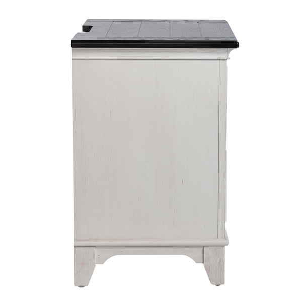 Liberty Furniture 417-BR60 2 Drawer Night Stand w/ Charging Station
