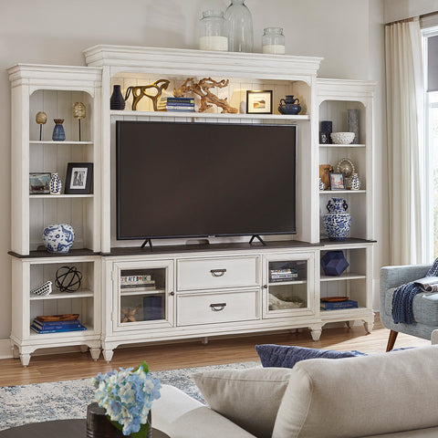 Liberty Furniture 417-ENT-ECP Entertainment Center with Piers