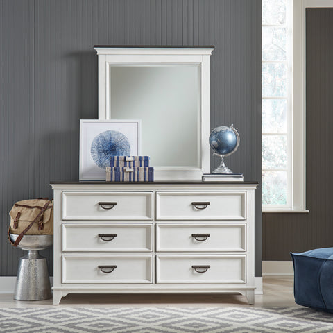 Liberty Furniture 417-YBR-DM Dresser & Mirror