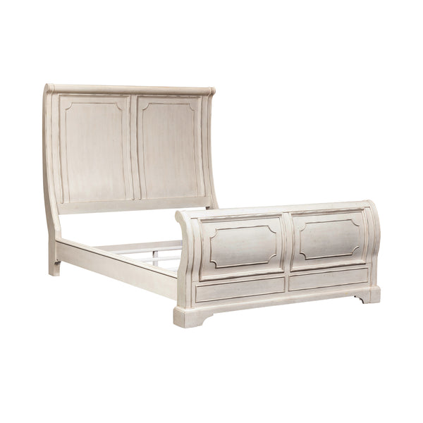 Liberty Furniture 455W-BR-QSLDMC Queen Sleigh Bed, Dresser & Mirror, Chest