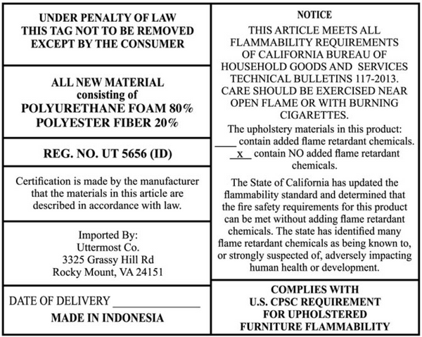 Uttermost Bolster Back White Outdoor Corner Sofa