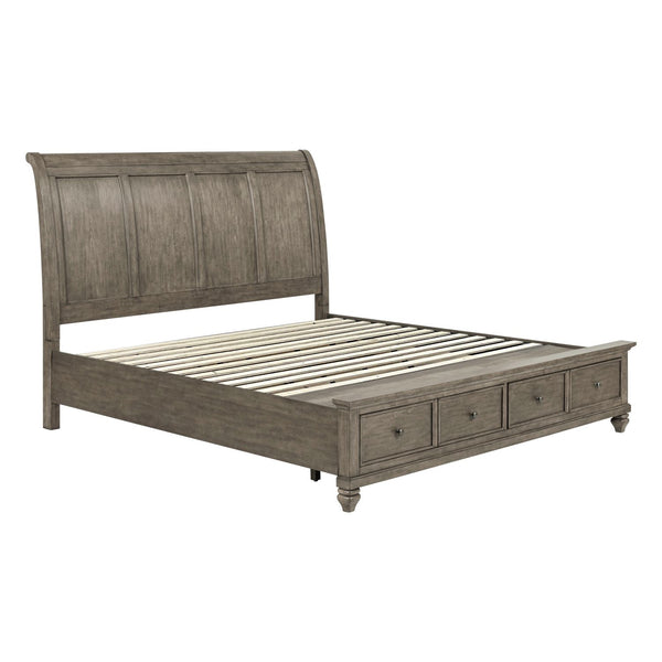 King Storage Bed - 104G-BR-KSB