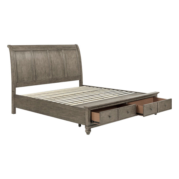 King Storage Bed - 104G-BR-KSB