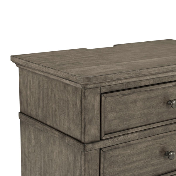 Nightstand W/ Charging Station - 104G-BR61