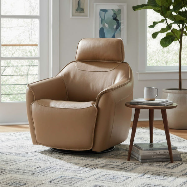 Darby Swivel Accent Chair w/ Power Foot & Tilt