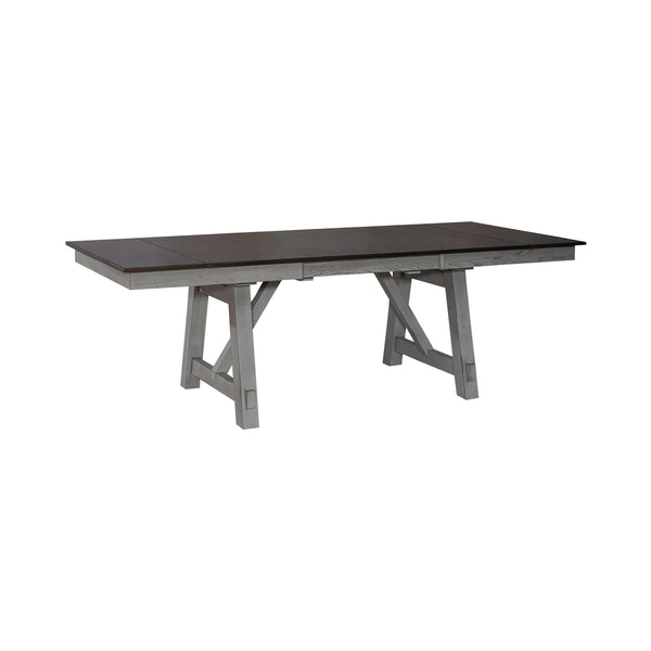 Newport 131-CD-7TRS 7 Piece Trestle Table Set
