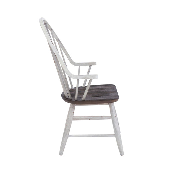 Farmhouse Windsor Back Arm Chair