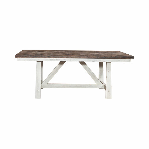 Farmhouse Fixed Top Trestle Table