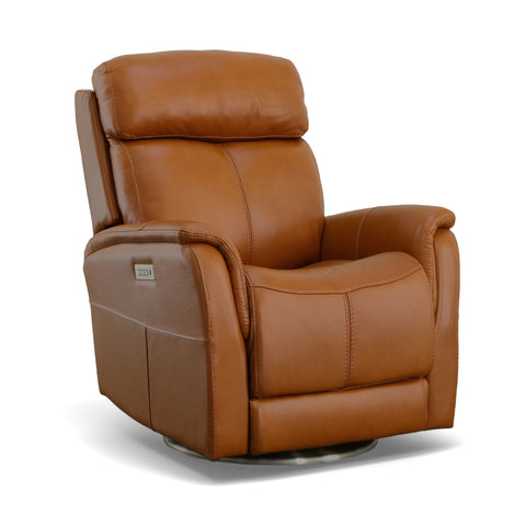 The View Swivel Glide Recliner with Power Headrest,Recline,and Lumbar