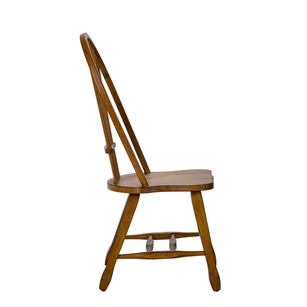 Sheaf Back Side Chair - Oak - 17-C1032