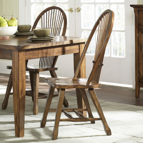 Sheaf Back Side Chair - Oak - 17-C1032