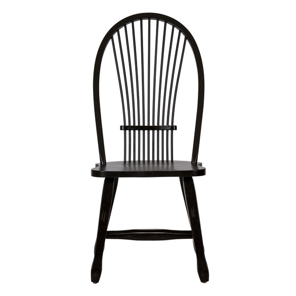 Sheaf Back Side Chair - Black - 17-C4032