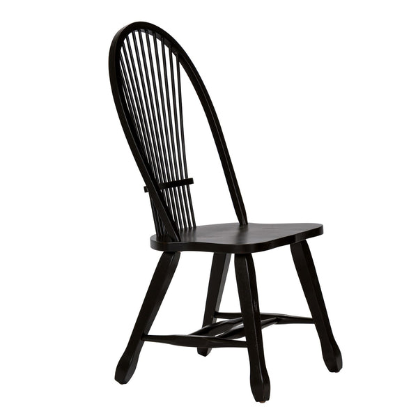 Sheaf Back Side Chair - Black - 17-C4032