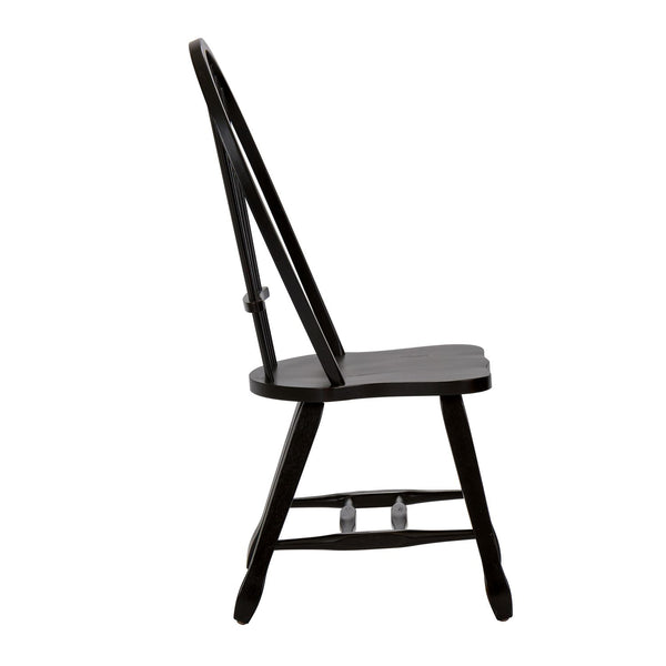 Sheaf Back Side Chair - Black - 17-C4032