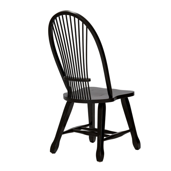 Sheaf Back Side Chair - Black - 17-C4032