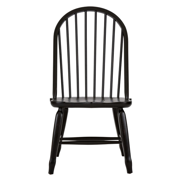 Bow Back Side Chair - Black - 17-C4050
