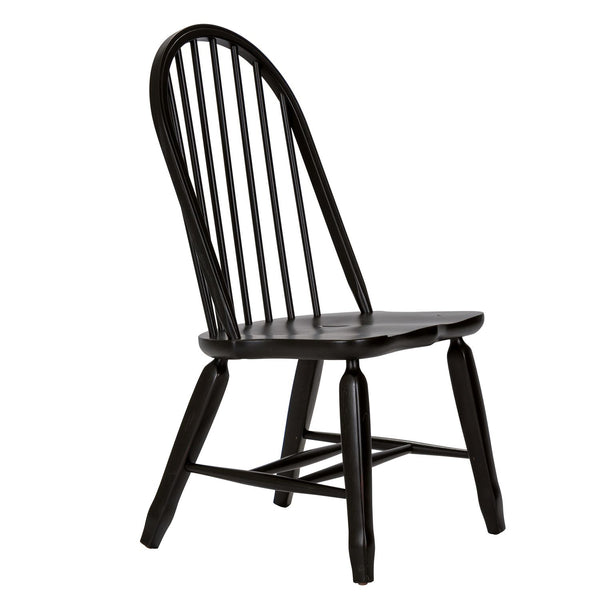 Bow Back Side Chair - Black - 17-C4050