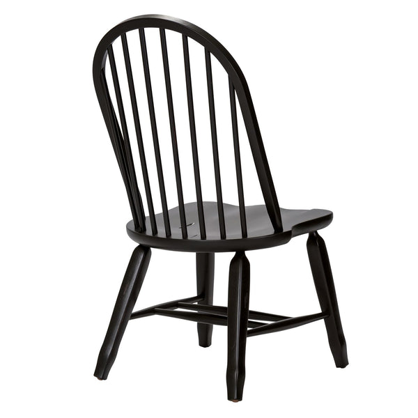 Bow Back Side Chair - Black - 17-C4050