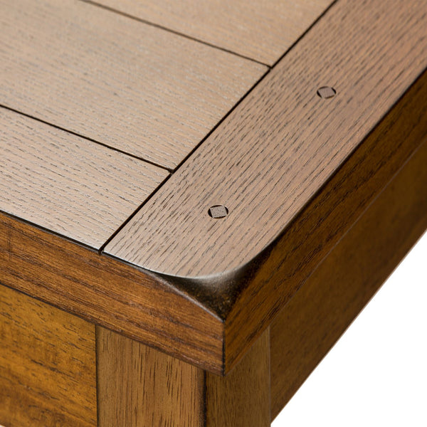 Rectangular Leg Table - Oak - 17-T3660