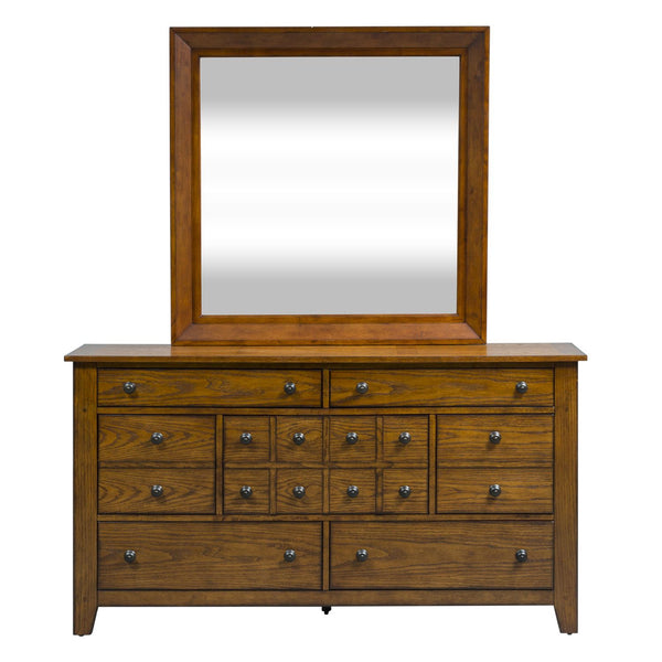 King California Sleigh Bed, Dresser & Mirror, Chest - 175-BR-KCSDMC