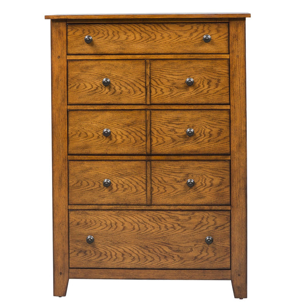 King Sleigh Bed, Dresser & Mirror, Chest - 175-BR-KSLDMC