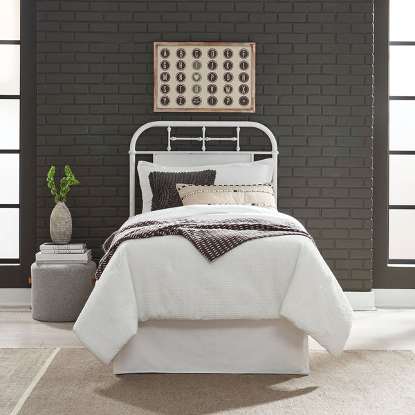 Twin Metal Headboard - Antique White - 179-BR11H-AW