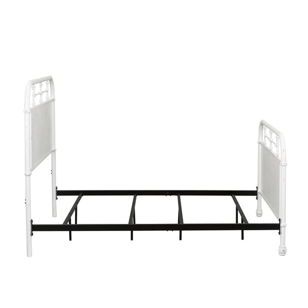 Twin Metal Bed - Antique White - 179-BR11HFR-AW
