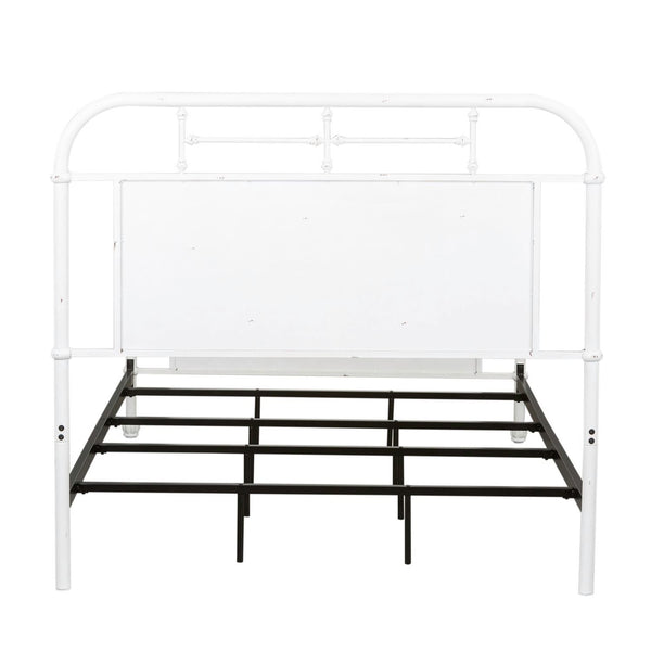 Twin Metal Bed - Antique White - 179-BR11HFR-AW