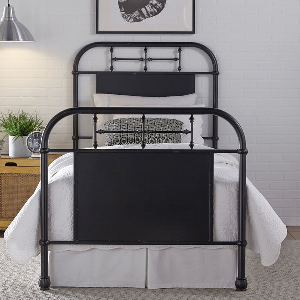 Twin Metal Bed - Black - 179-BR11HFR-B