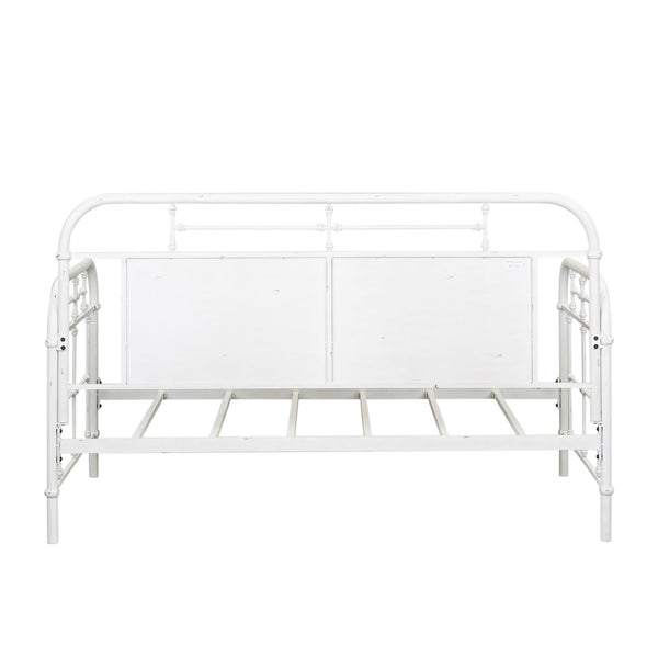 Twin Metal Day Bed - Antique White - 179-BR11TB-AW