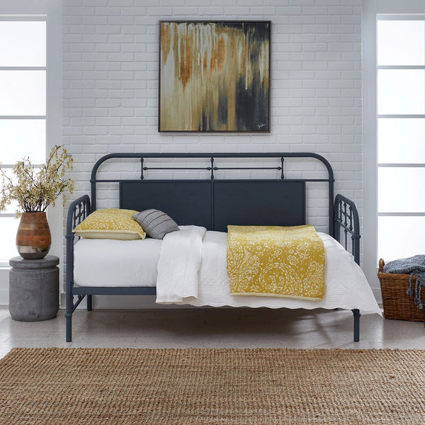 Twin Metal Day Bed - Navy - 179-BR11TB-N