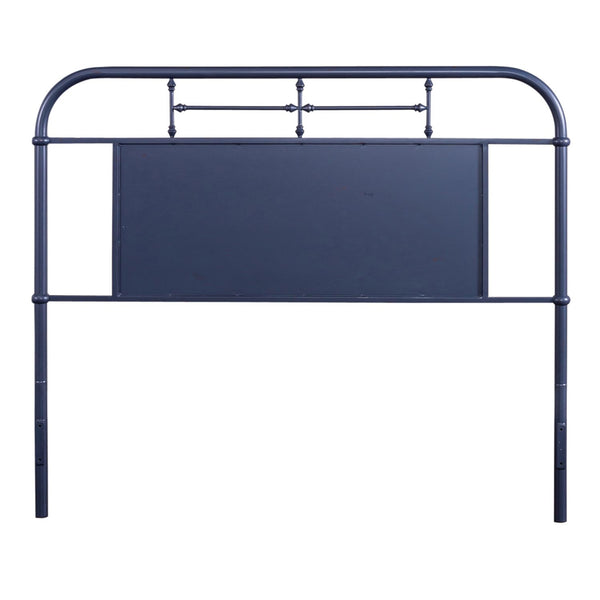 Queen Metal Headboard - Navy - 179-BR13H-N