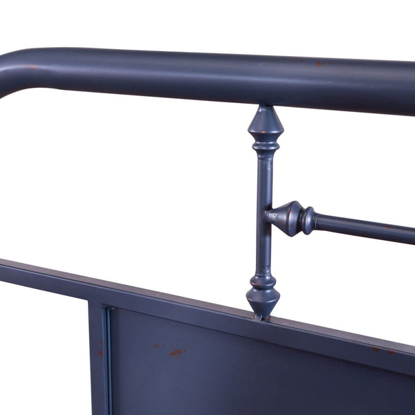 Queen Metal Headboard - Navy - 179-BR13H-N