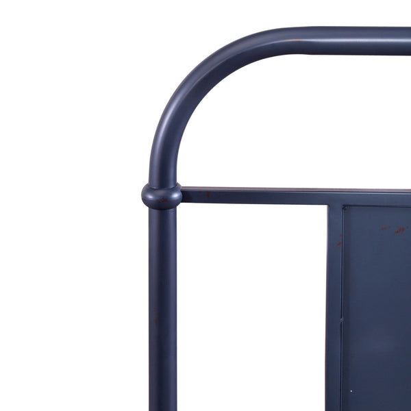 Queen Metal Headboard - Navy - 179-BR13H-N