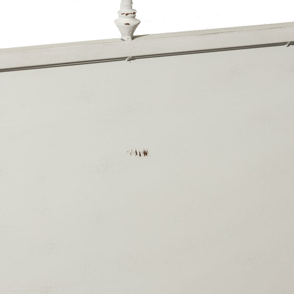 Queen Metal Bed - Antique White - 179-BR13HFR-AW