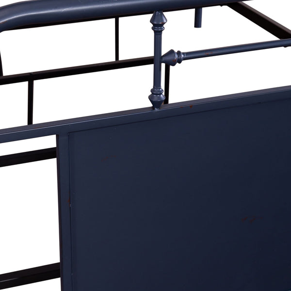 Queen Metal Bed- Navy - 179-BR13HFR-N