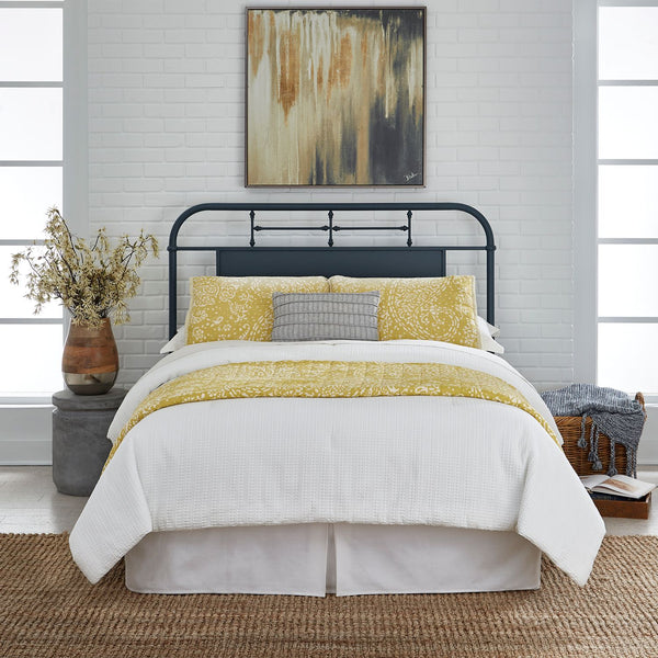 King Metal Headboard - Navy - 179-BR15H-N