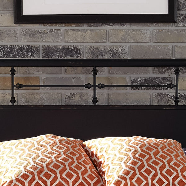 King Metal Bed - Black - 179-BR15HFR-B