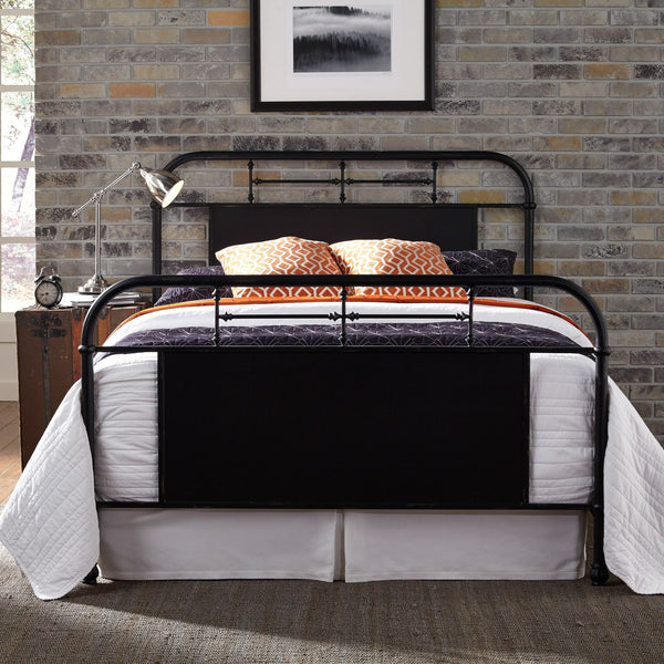 King Metal Bed - Black - 179-BR15HFR-B