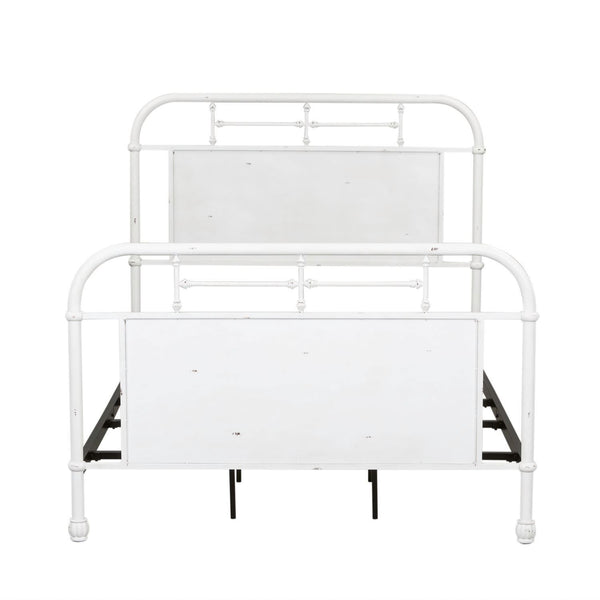 Full Metal Bed - Antique White - 179-BR17HFR-AW