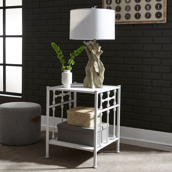 Open Night Stand - Antique White - 179-BR61-AW