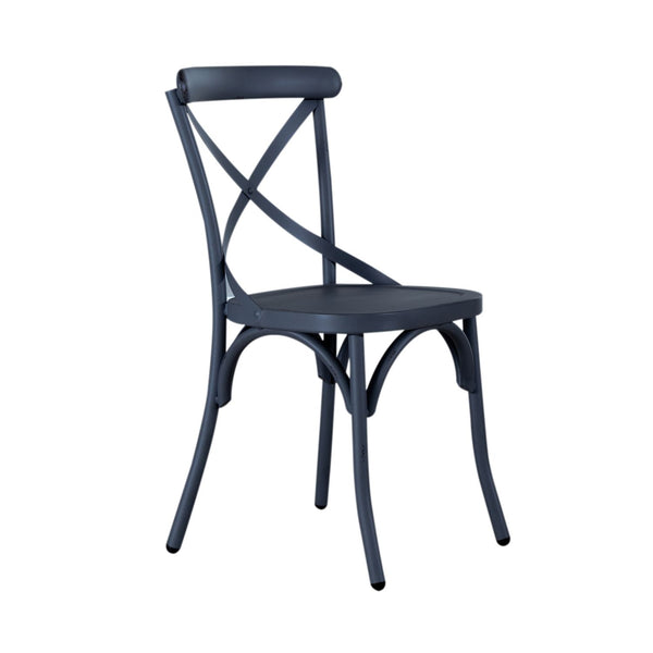 Vintage Series X Back Side Chair- Navy - 179-C3005-N